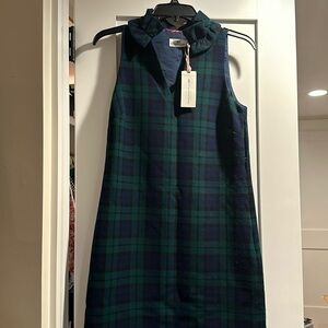 Vineyard Vines black watch tartan Holiday Dress